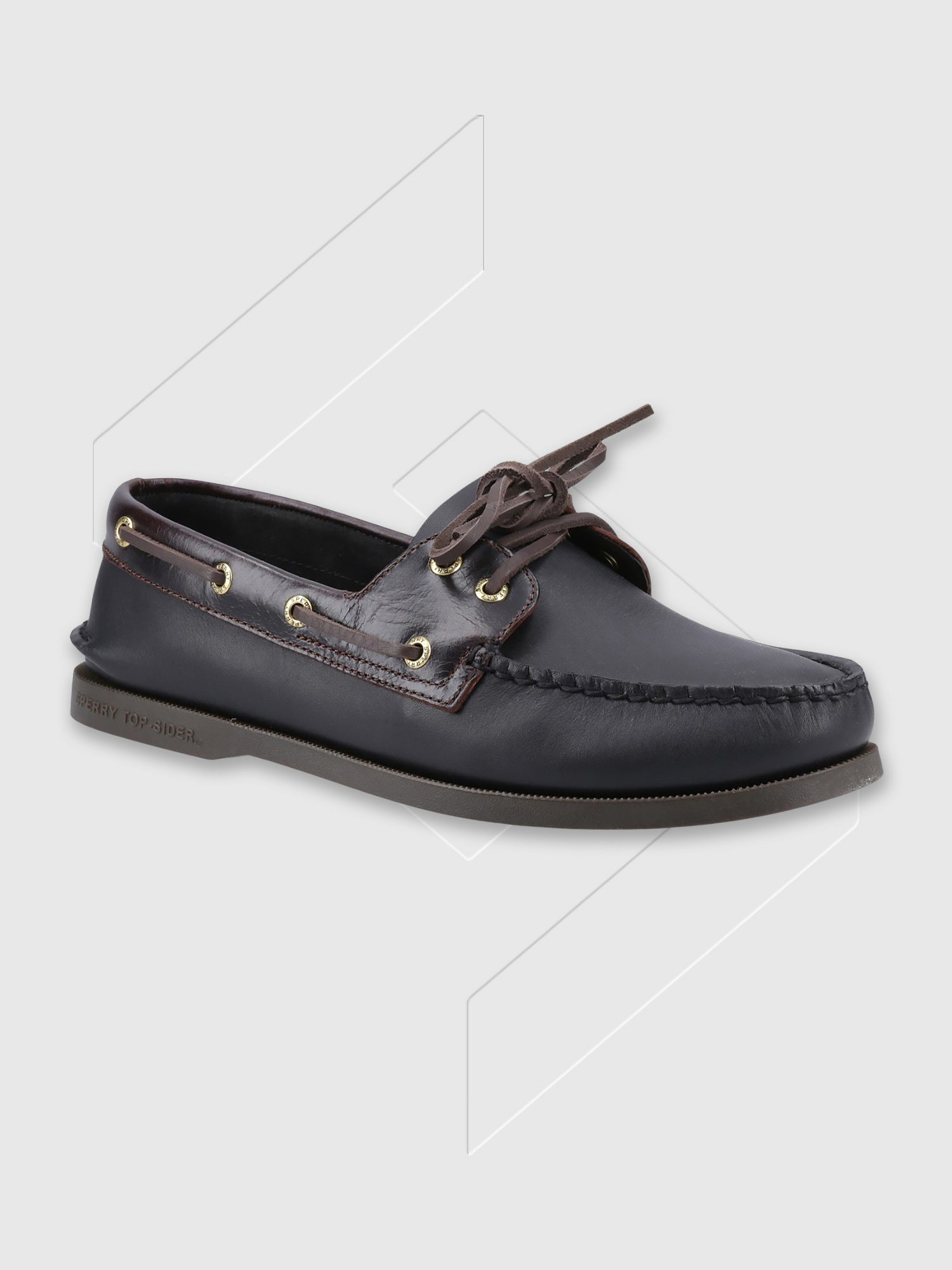 Sperry Authentic 2 Eye Shoe Black from Saxumo.com