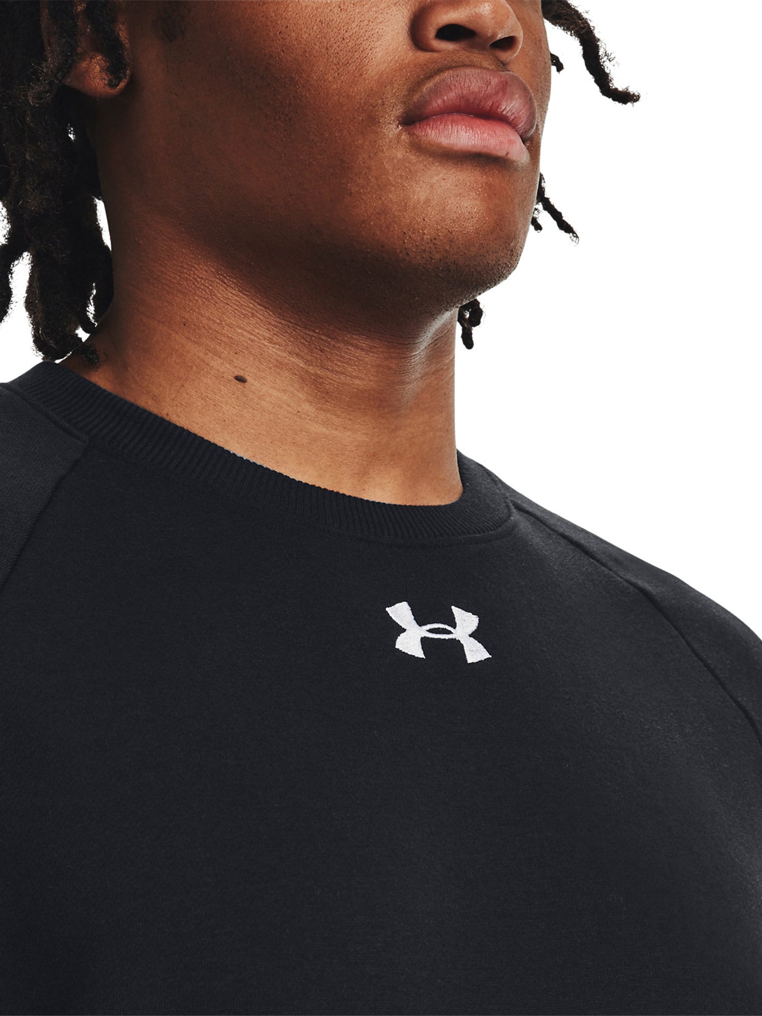 Under Armour Rival Fleece Crew Jumper Black from Saxumo