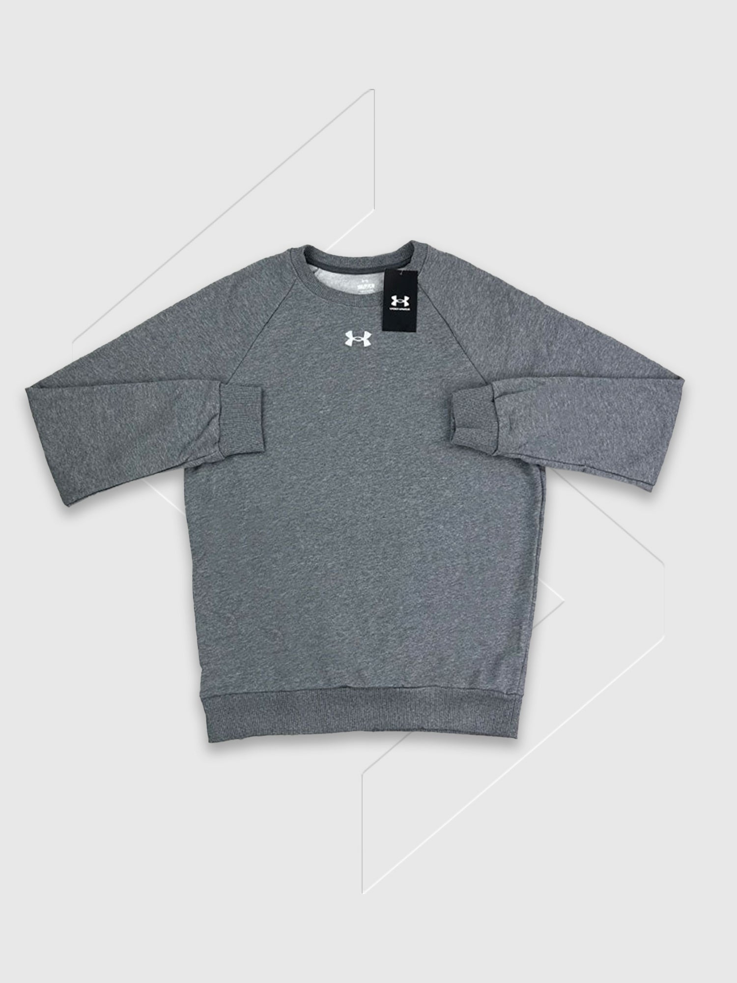 Under Armour Rival Fleece Crew Jumper Grey from Saxumo