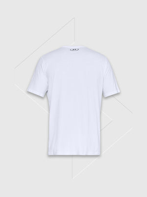 Under Armour Sportstyle Short Sleeve T-Shirt White/Black from Saxumo