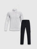 Under Armour Tech 2.0 Half Zip/Pant Set Halo Grey/Black