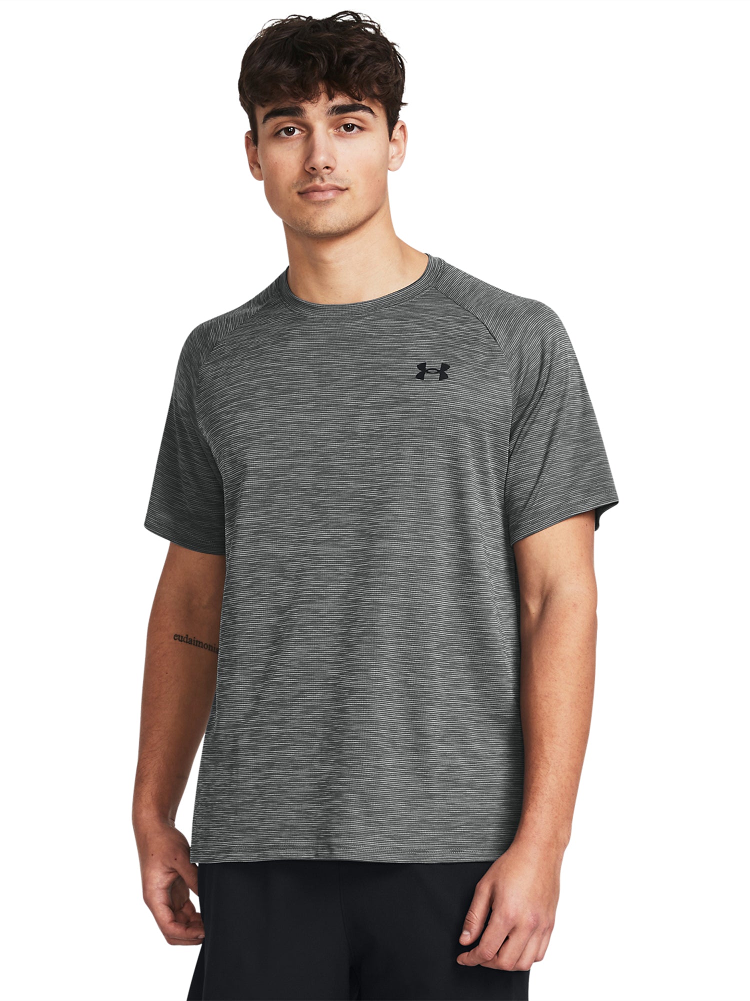 Under Armour Tech Textured T-shirt Grey from Saxumo