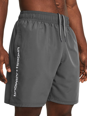 Under Armour Tech Woven Wordmark Shorts Grey from Saxumo