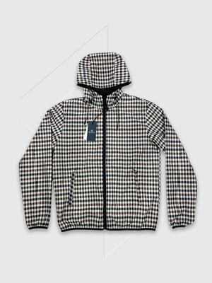 Aquascutum Reversible Hooded Sailor Jacket Black from Saxumo.com