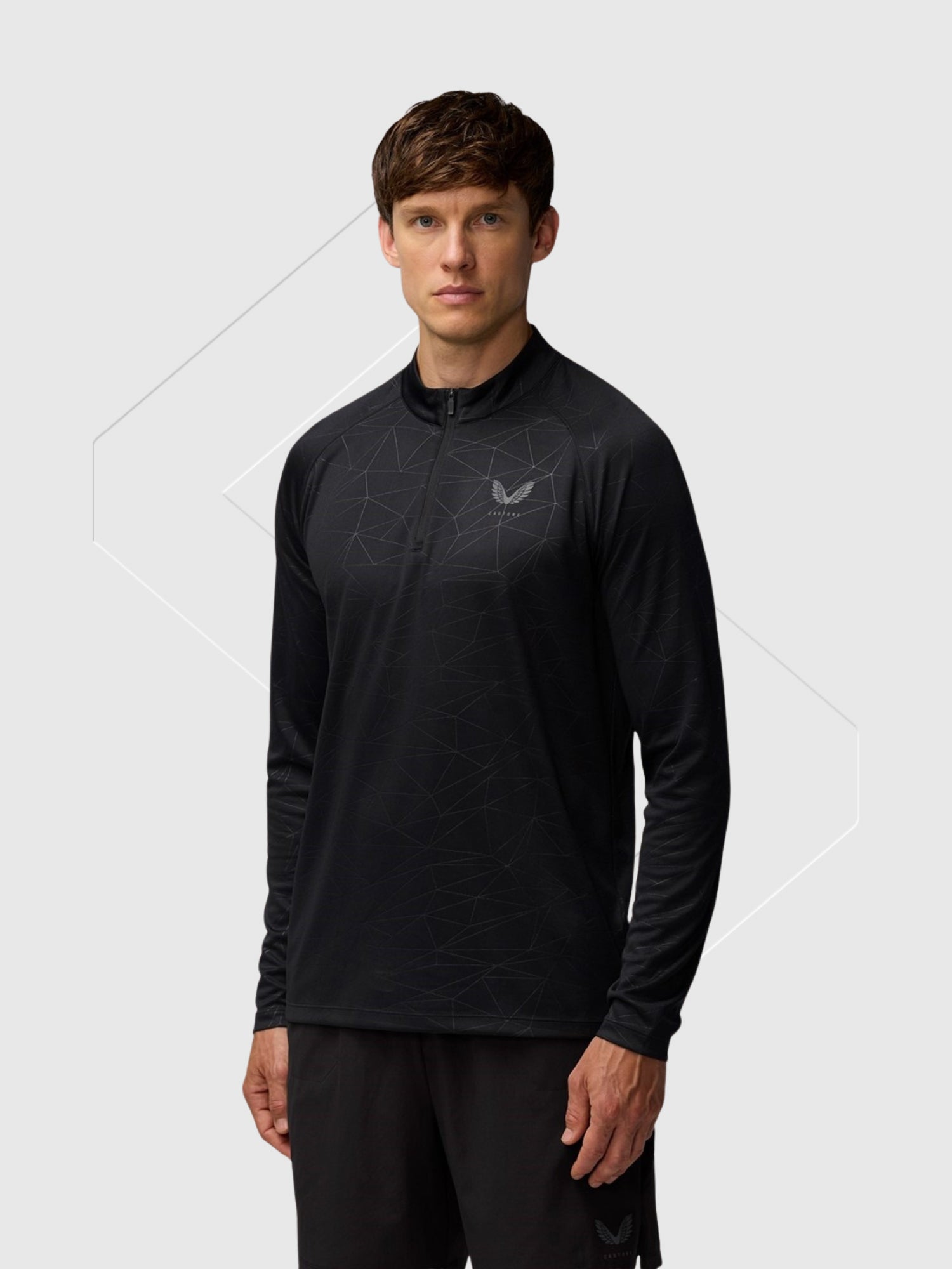 Castore Adapt Training Half Zip Top Black from Saxumo.com