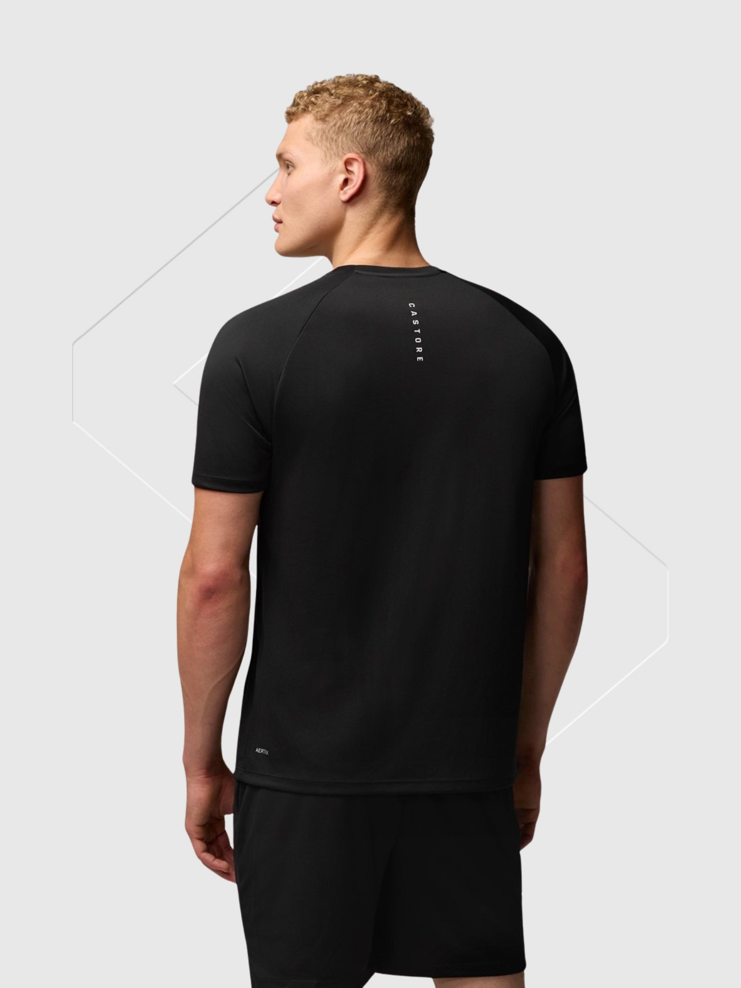 Castore Adapt Training T-Shirt Black/White from Saxumo.com