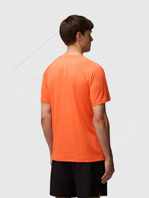 Castore Adapt Training T-Shirt Bright Orange/Mid Grey from Saxumo.com