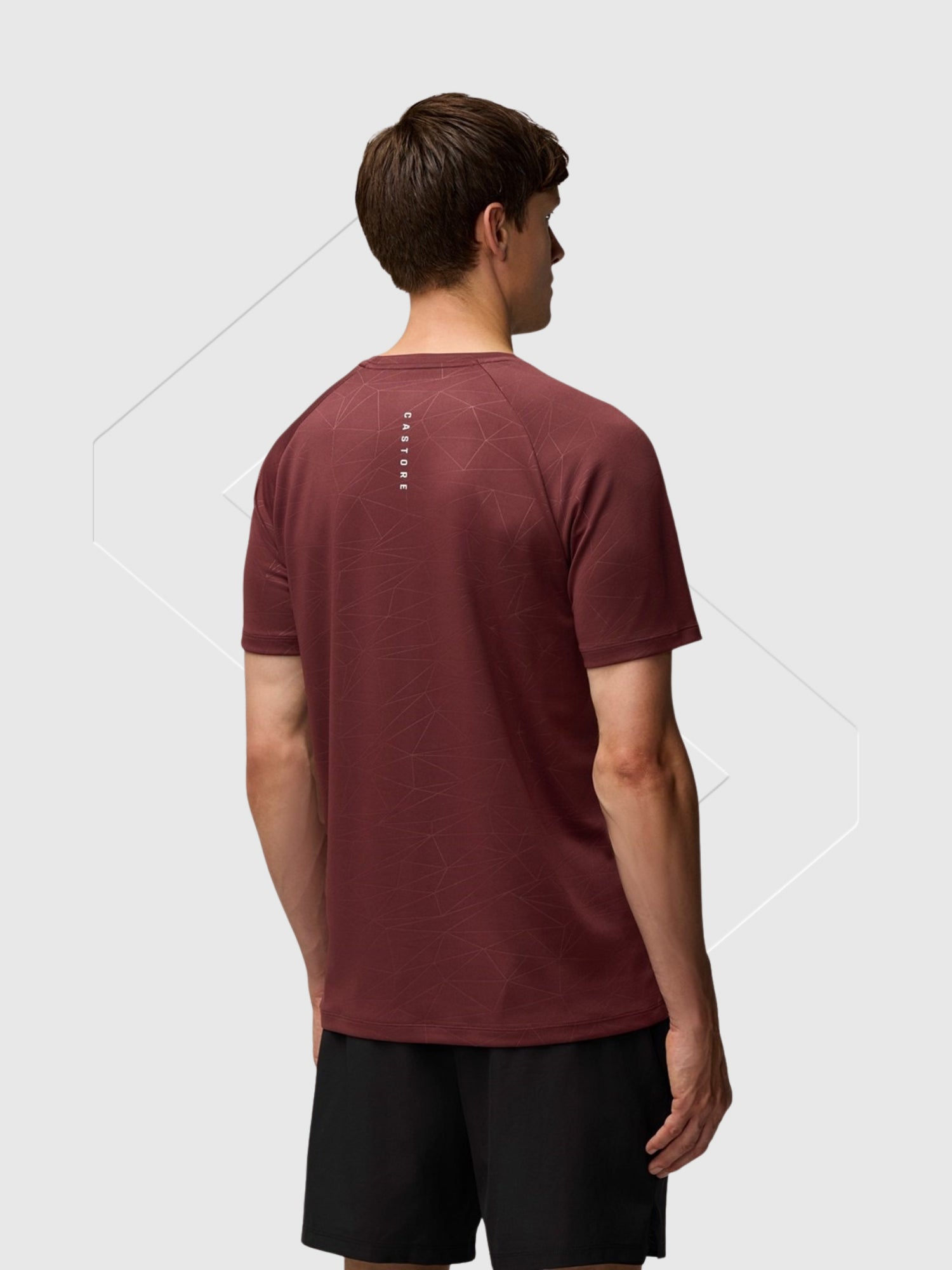 Castore Adapt Training T-Shirt Plum/Mint from Saxumo.com