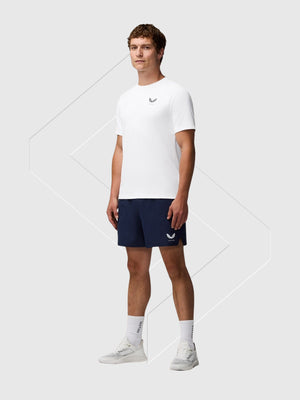 Castore Adapt Training T-Shirt White/Midnight Navy from Saxumo.com
