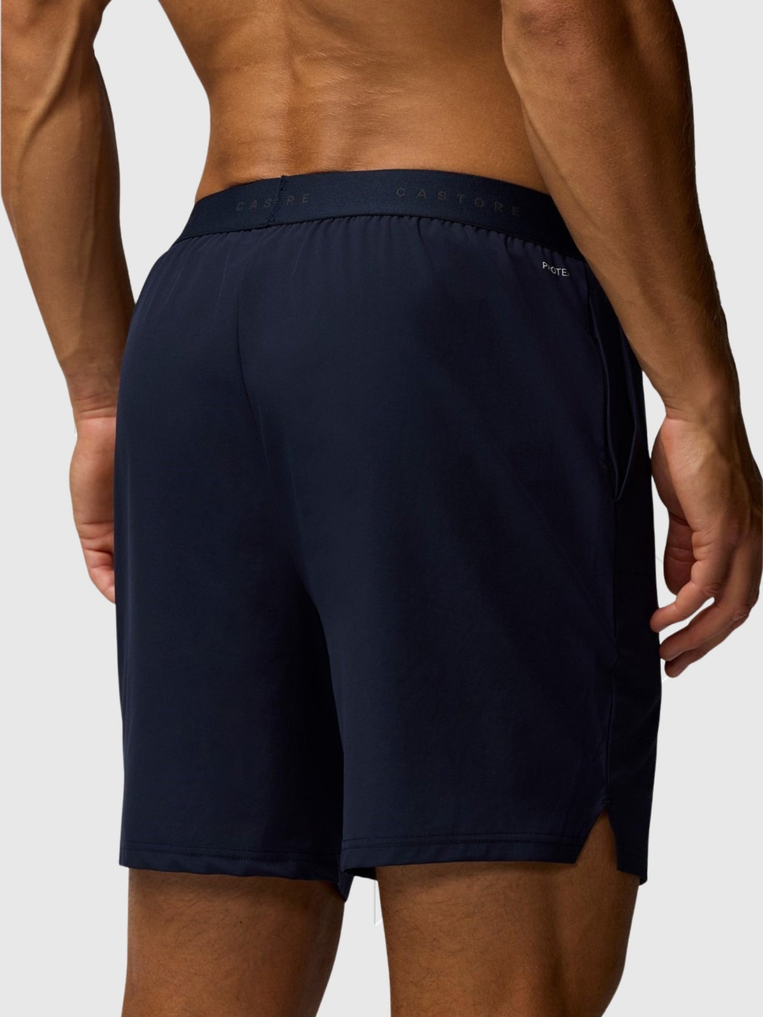 Castore Branded Elastic Shorts Navy/White from Saxumo.com
