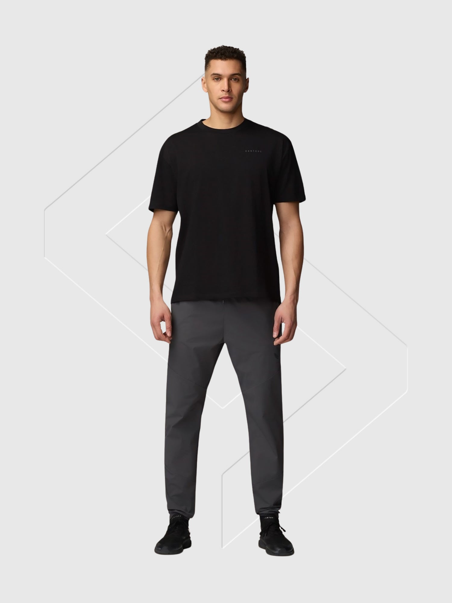 Castore Flex Lightweight Joggers Gunmetal/Black from Saxumo.com