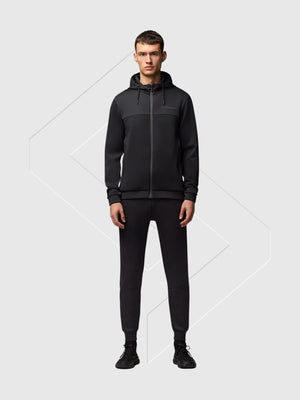 Castore Scuba Full Zip Through Hoody Black from Saxumo.com