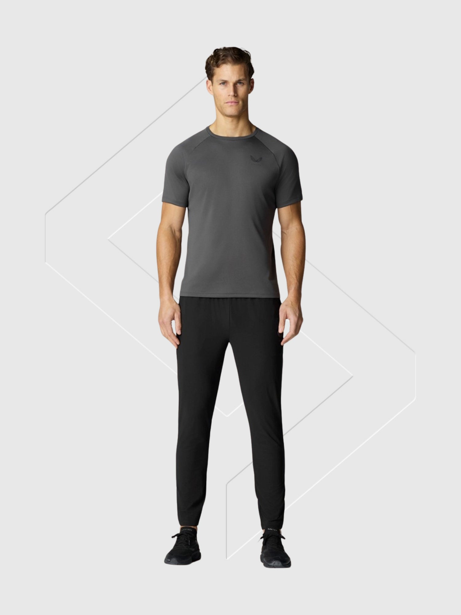 Castore Tech Training Pants Black/Gunmetal from Saxumo.com