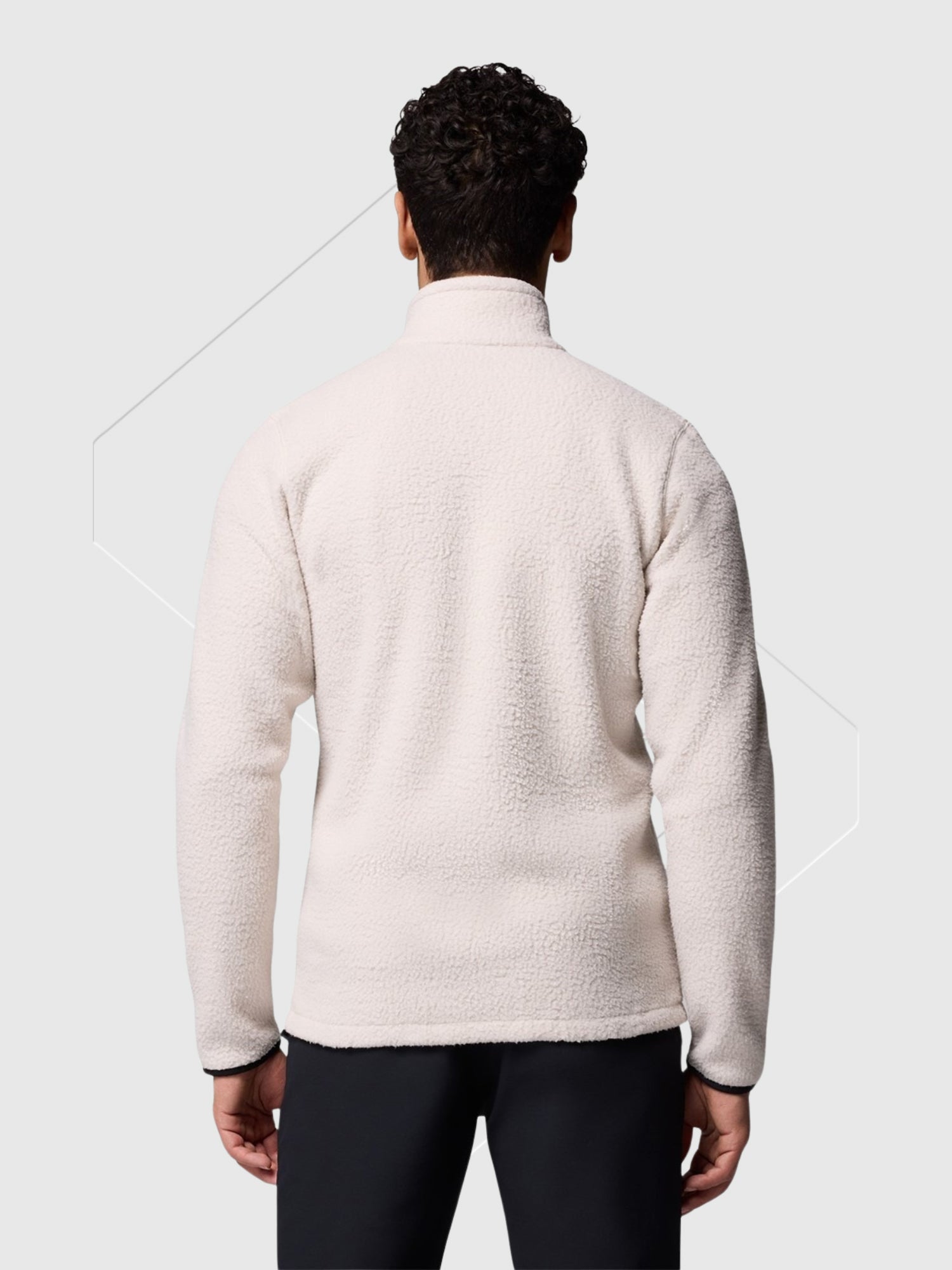 Columbia Jasper Ridge Pebbled Full Zip Fleece Stone/Black from Saxumo.com