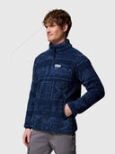 Columbia Rugged Ridge High Pile Half Zip Navy from Saxumo.com