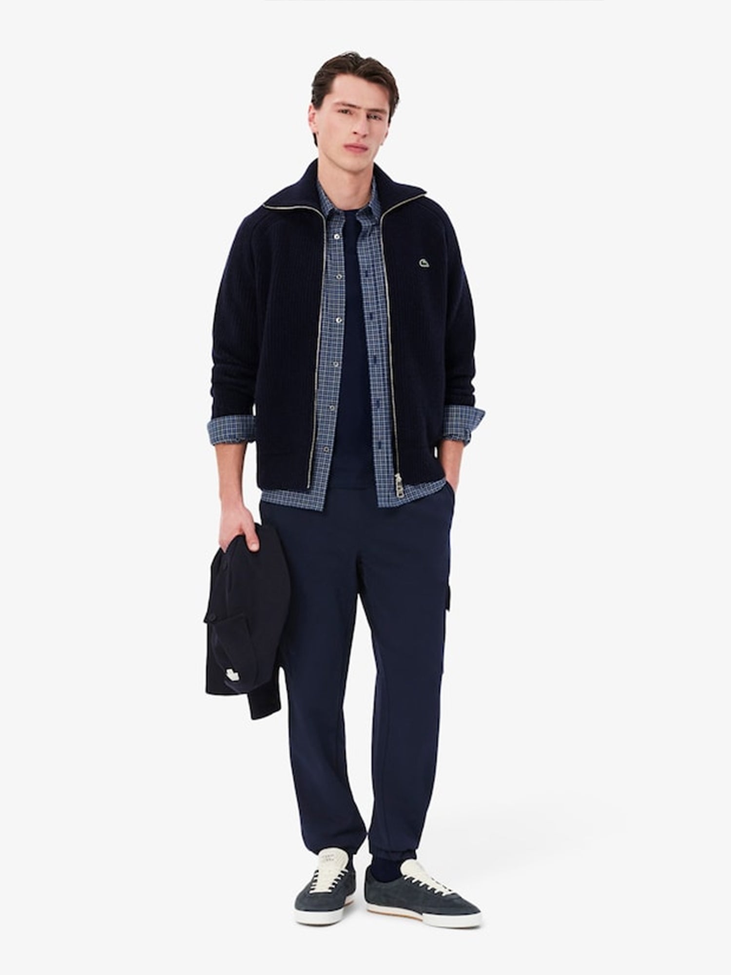Lacoste Fleece Cargo Sweatpant Navy Blue from Saxumo