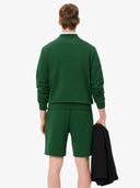 Lacoste Organic Brushed Cotton Fleece Short Green from Saxumo