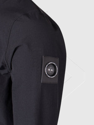 Marshall Artist Lennox Half Zip Sweatshirt Black from Saxumo.com