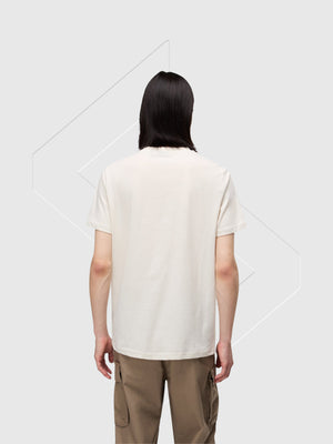 Napapijri Aylmer Graphic T-Shirt Beige Dimity from Saxumo.com