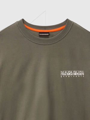 Napapijri Turrach T-shirt Tea Leaf from Saxumo.com