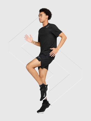 Nike Challenger 2-In-1 Running 5" Short Black from Saxumo