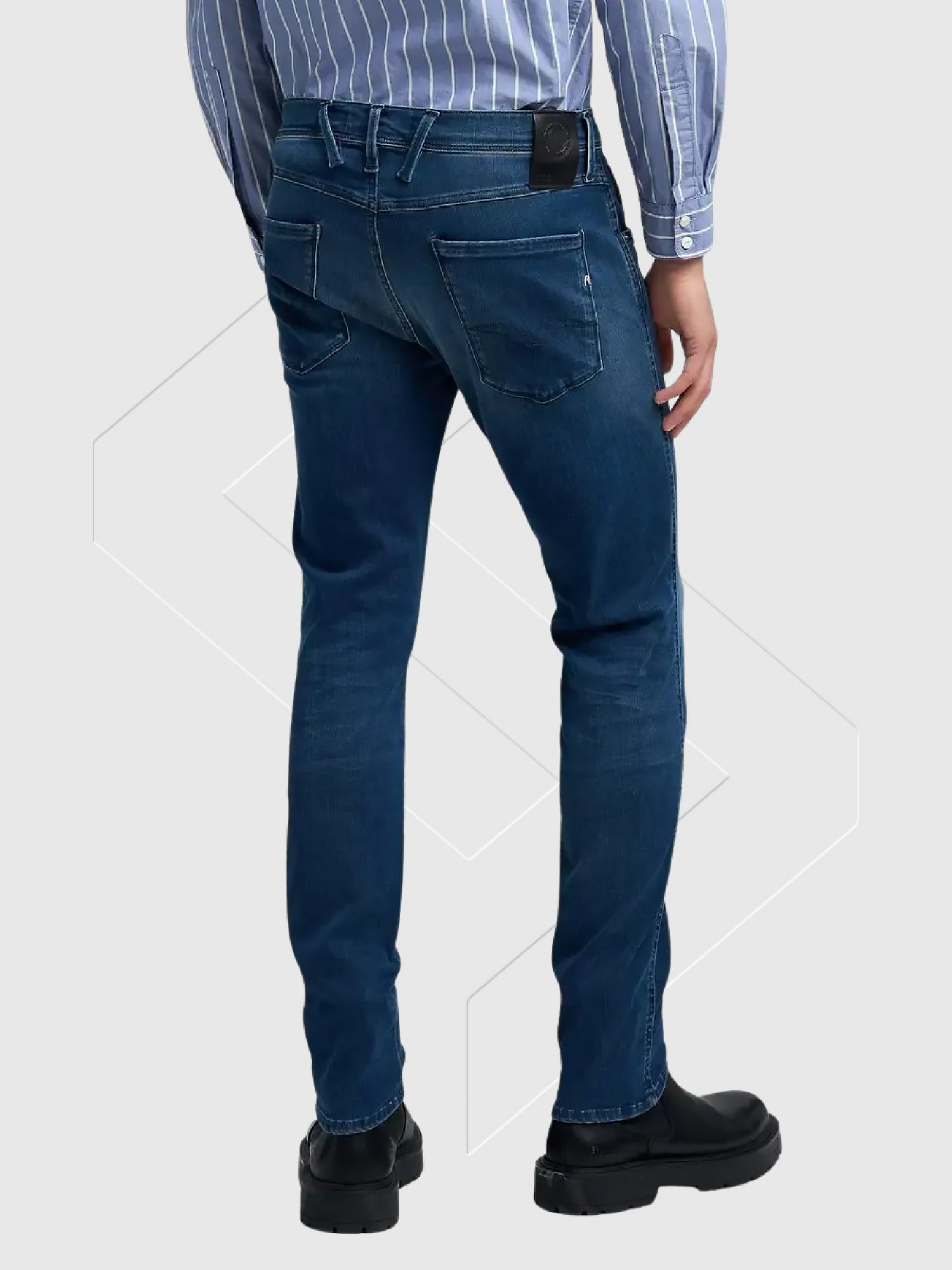 Replay Anbass Slim-Fit Jeans Medium Blue from Saxumo.com