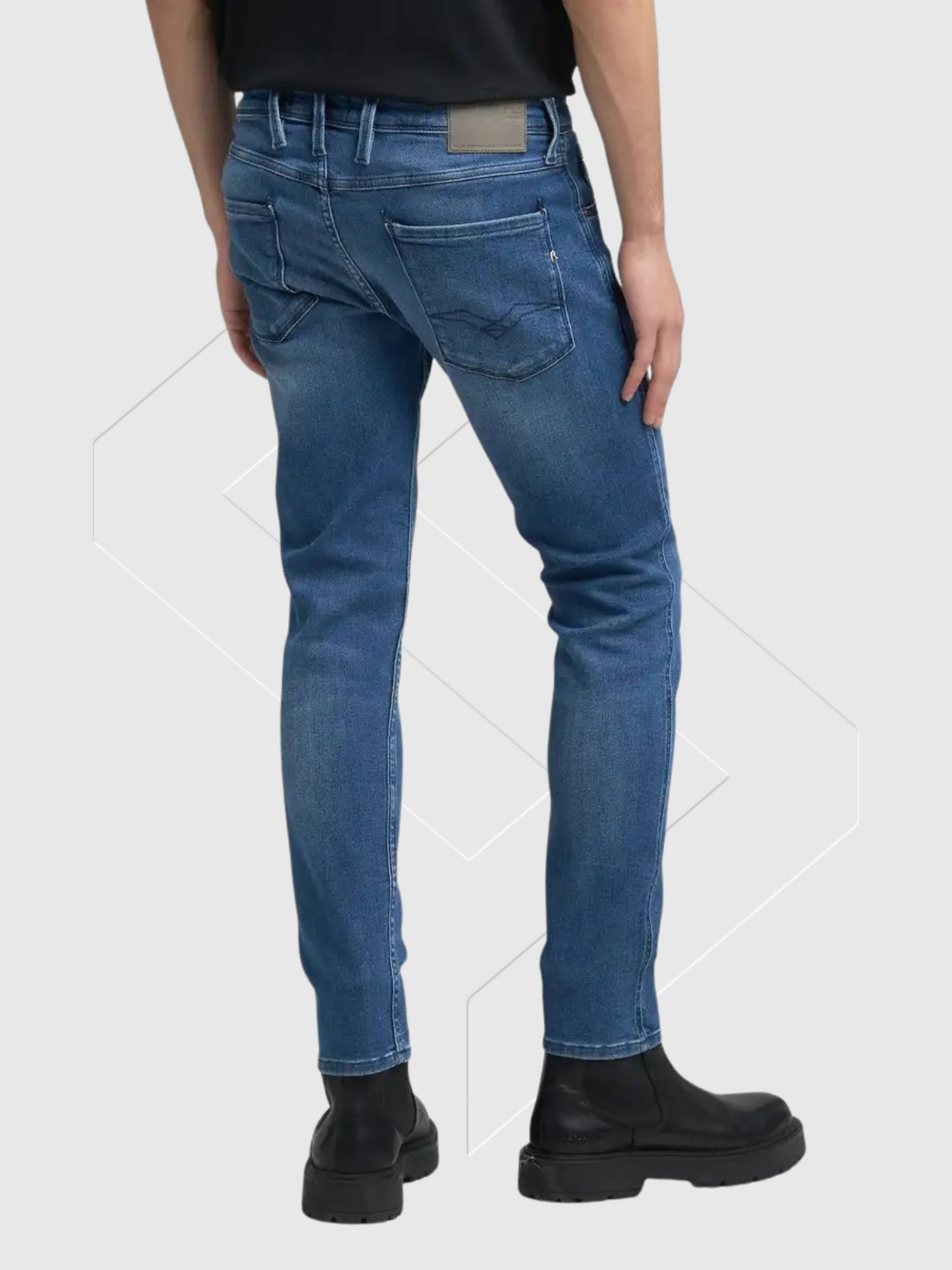 Replay Anbass Slim-Fit Jeans Medium Blue from Saxumo.com