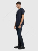 Replay Classic Crew Neck Short Sleeve T-Shirt Night Blue from Saxumo.com