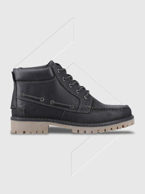 Sperry Baltimore Leather Ankle Boots Black from Saxumo.com