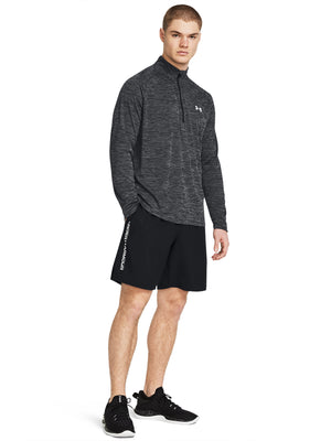Under Armour Tech Woven Wordmark Shorts Black/White from Saxumo