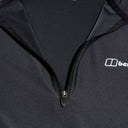 Berghaus 24/7 Half Zip Long Sleeve Tech Black from Saxumo