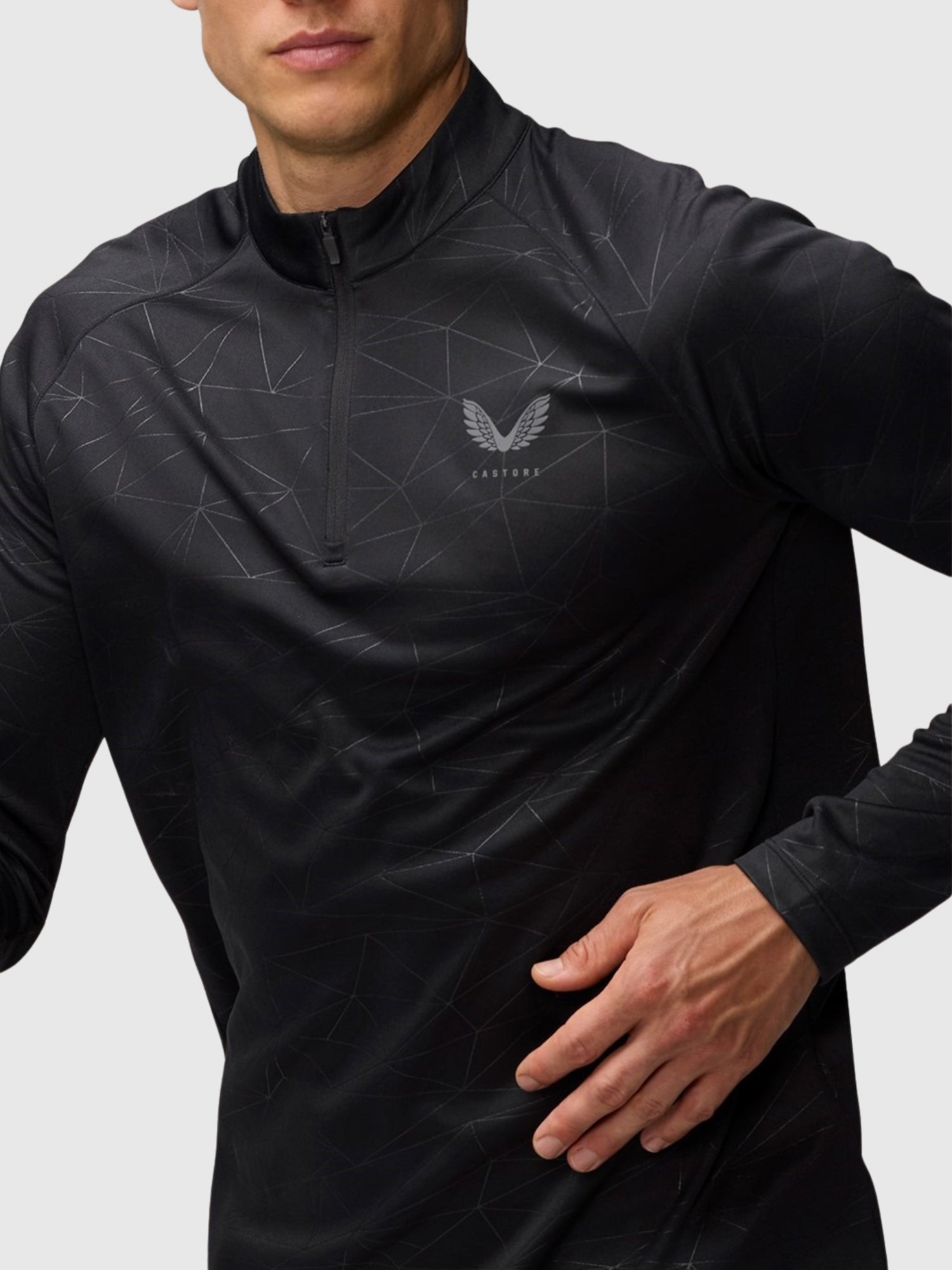 Castore Adapt Training Half Zip Top Black from Saxumo.com