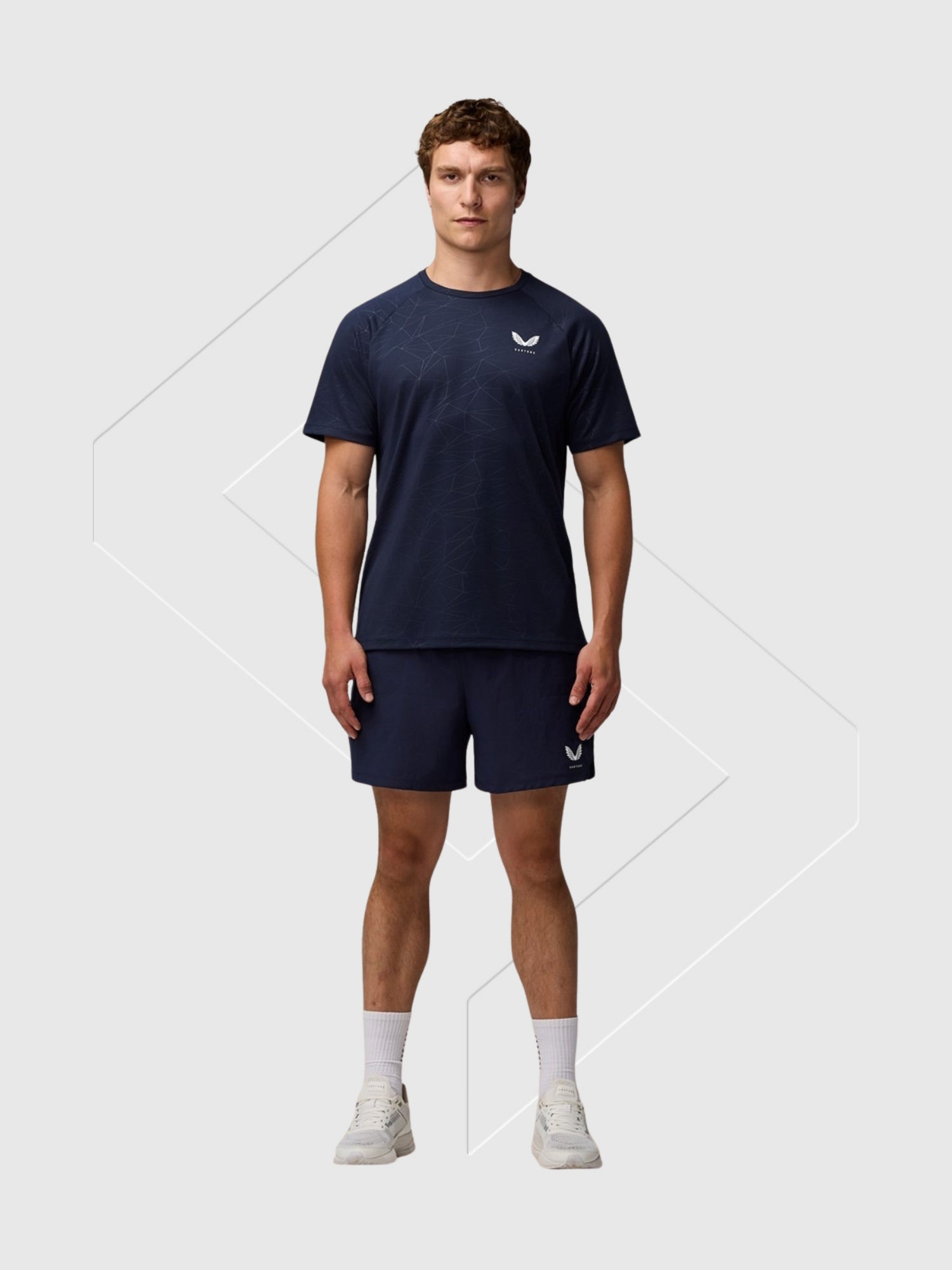 Castore Adapt Training T-Shirt Midnight Navy/White from Saxumo.com