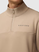 Castore Scuba Half Zip Mushroom/Gunmetal from Saxumo.com