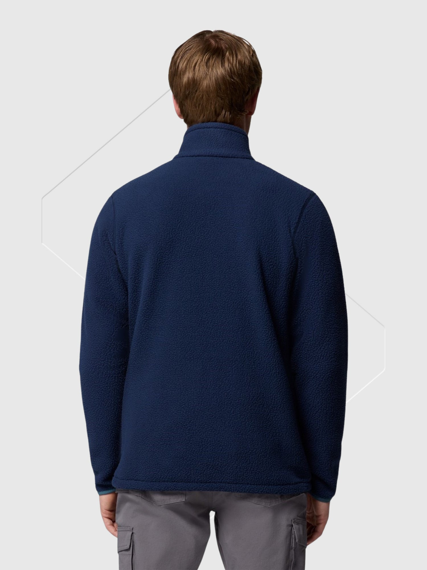 Columbia Jasper Ridge Pebbled Full Zip Fleece Navy from Saxumo.com