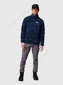 Columbia Rugged Ridge High Pile Half Zip Navy from Saxumo.com
