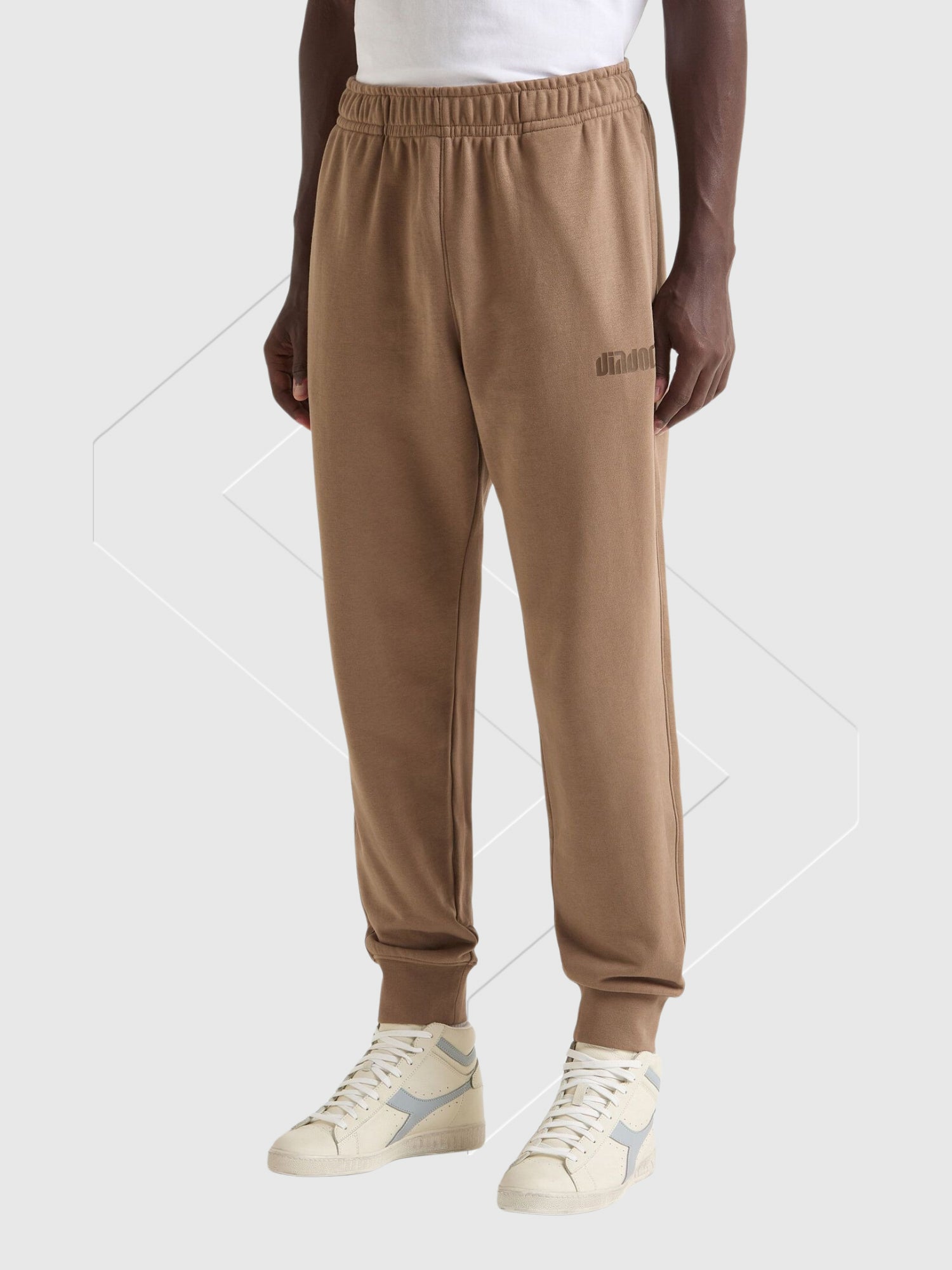 Diadora Pants Athletic Logo Sepia Tint from Saxumo.com
