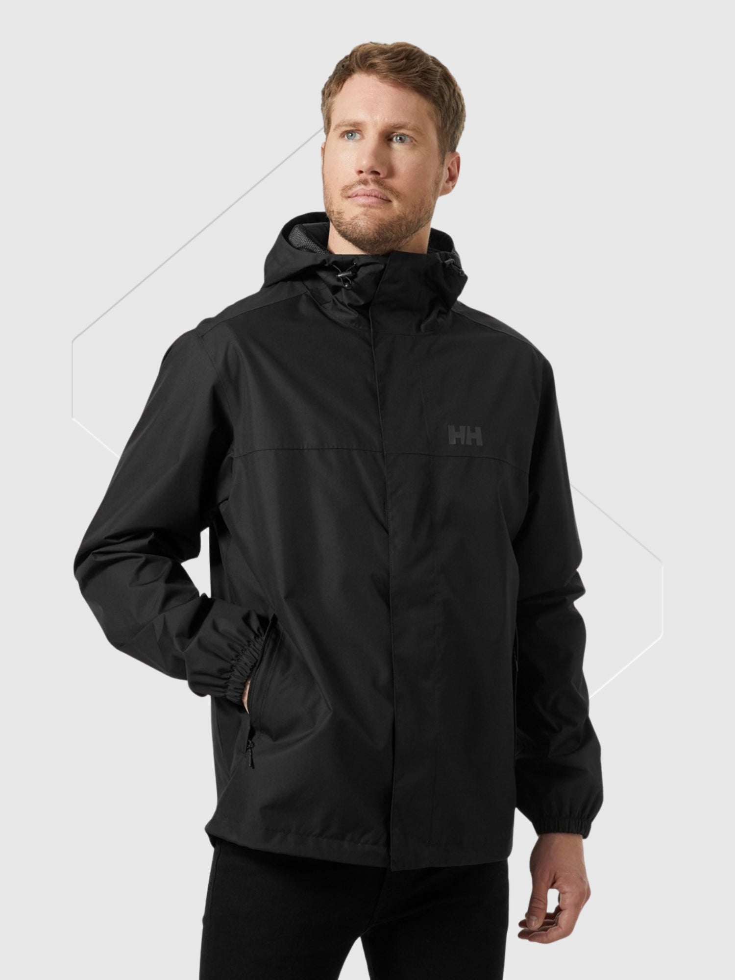 Helly Hansen Vancouver Rain Jacket Black from Saxumo.com