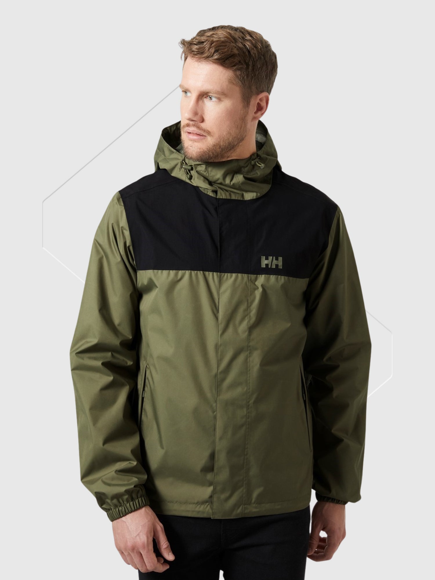 Helly Hansen Vancouver Rain Jacket Green from Saxumo.com