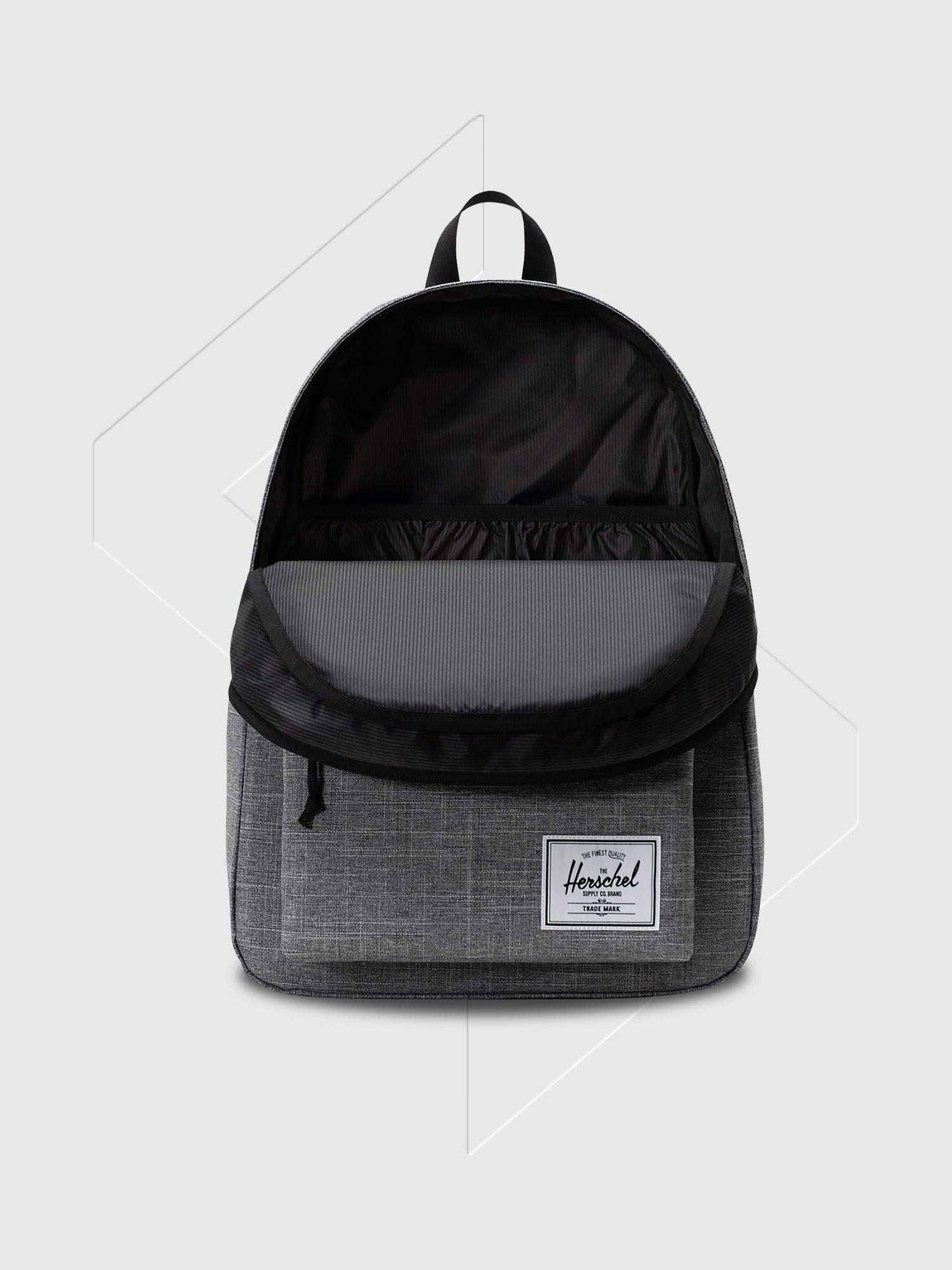 Herschel Classic XL Backpack Raven Crosshatch from Saxumo.com