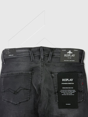 Replay Anbass Slim-Fit Jeans Dark Grey from Saxumo.com