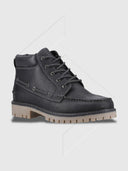 Sperry Baltimore Leather Ankle Boots Black from Saxumo.com