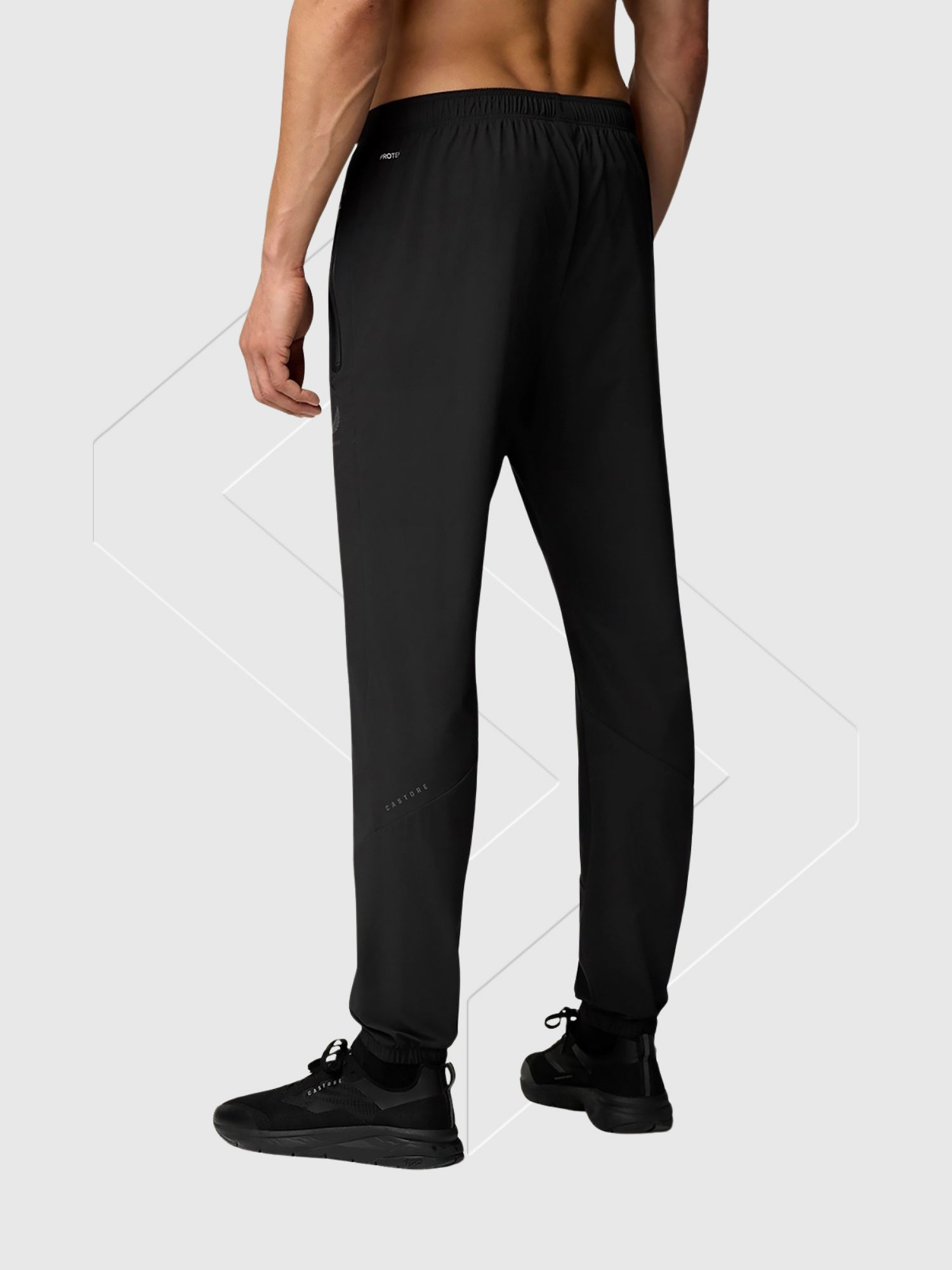Castore Flex Lightweight Joggers Black/Gunmetal from Saxumo.com