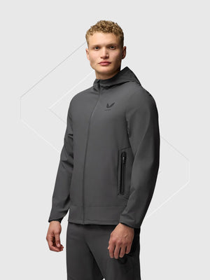Castore Lightweight Flex Jacket Gunmetal/Black from Saxumo.com