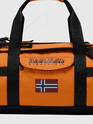 Napapijri Bering Travel Small Bag Orange Pumpkin from Saxumo.com