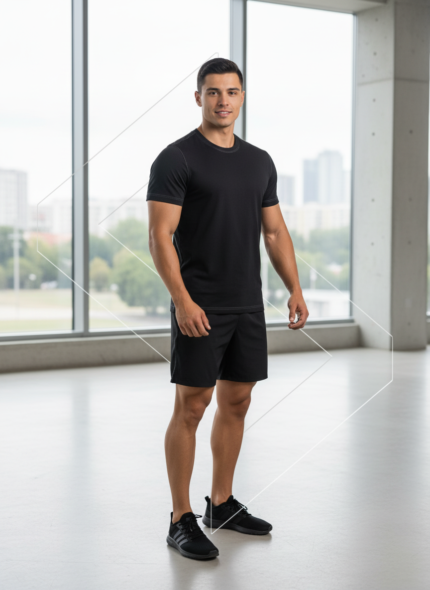 Adidas Blank Tee Black from Saxumo.com