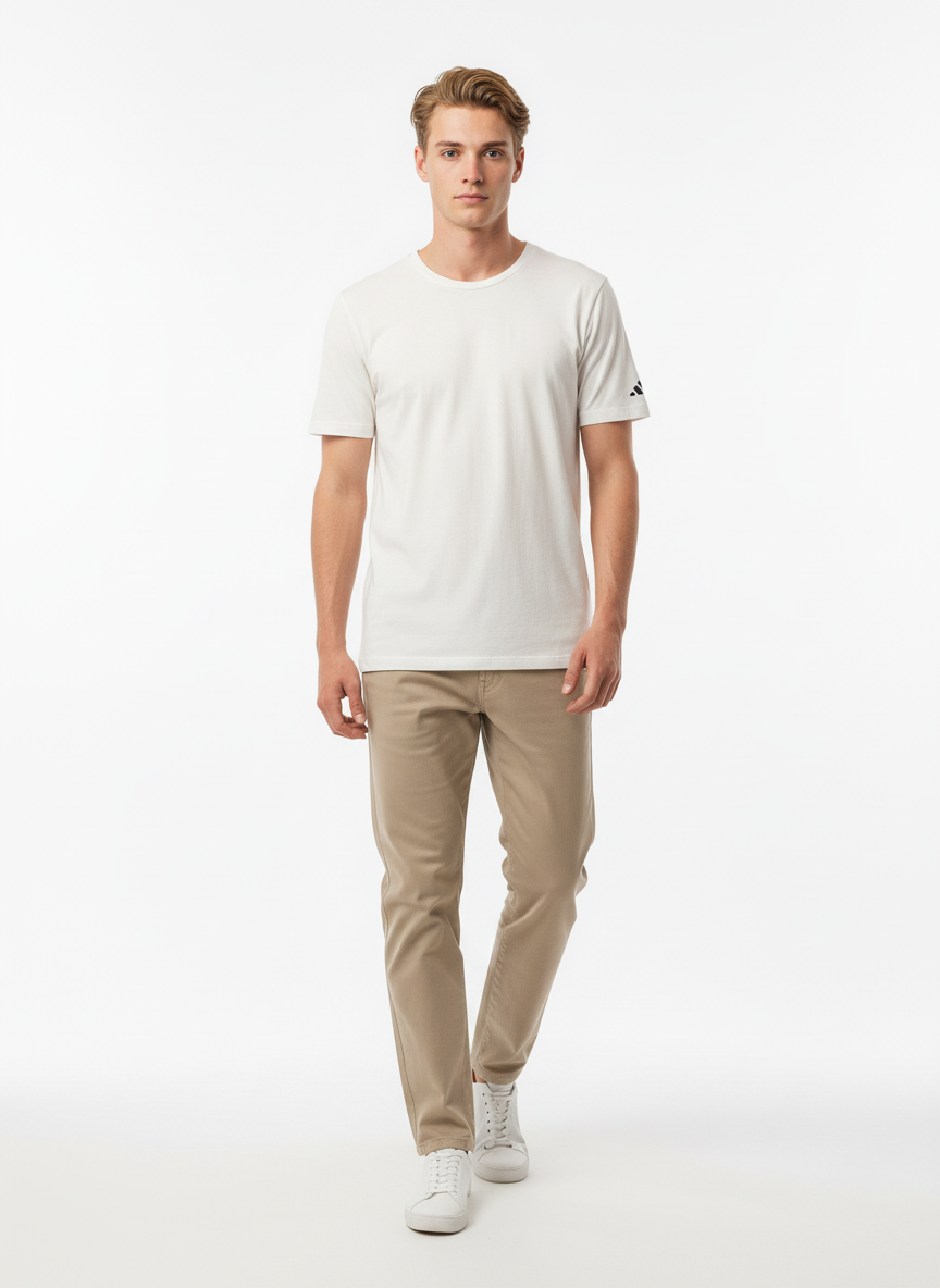 Adidas Blank Tee White from Saxumo.com