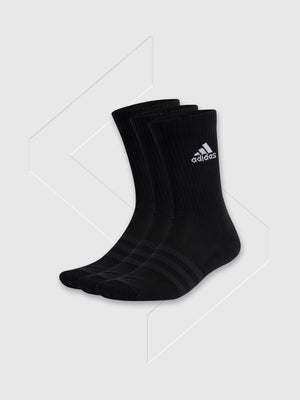Adidas Cushioned Crew Socks Adult Black from Saxumo.com