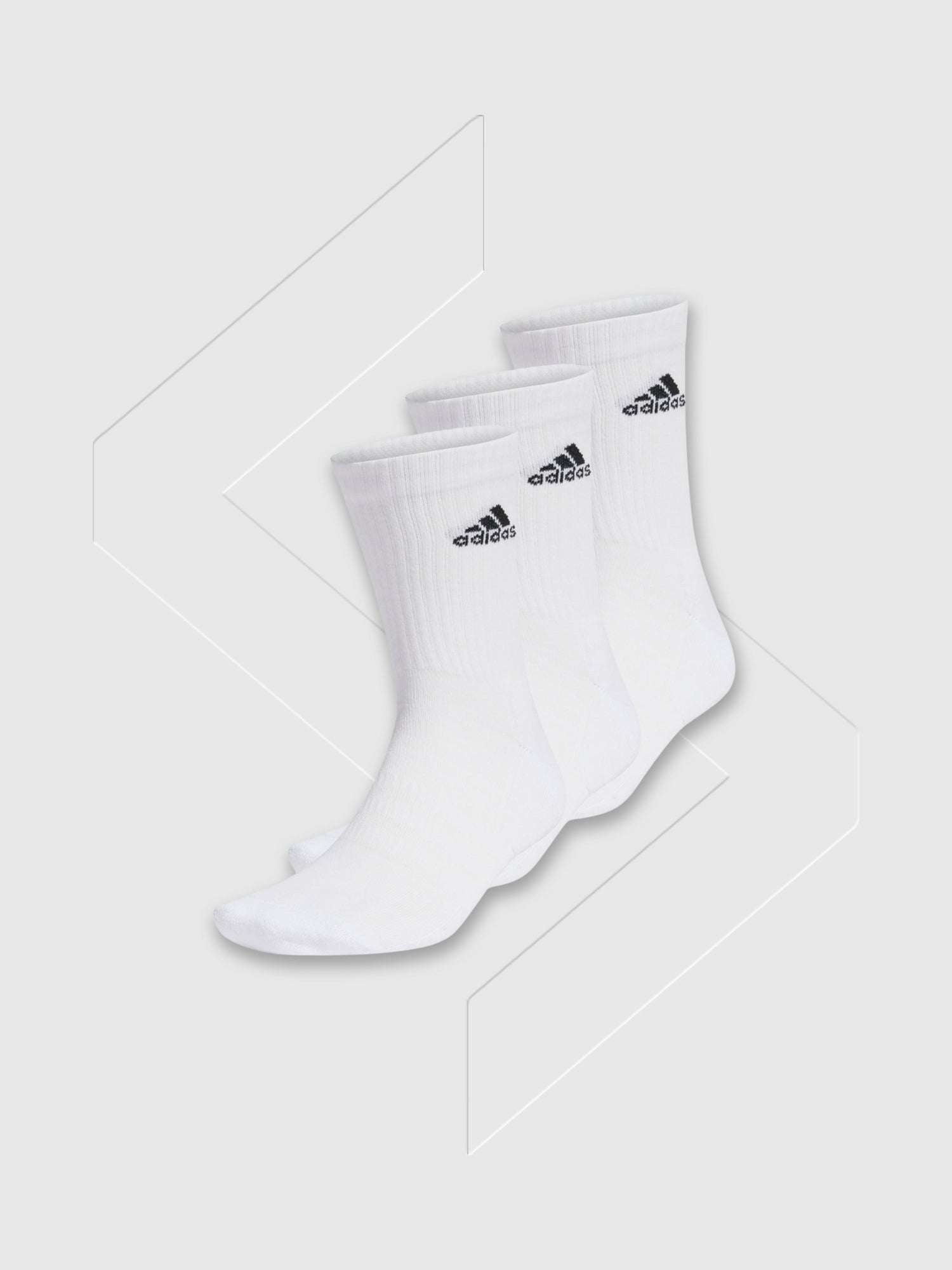 Adidas Cushioned Crew Socks Adult White from Saxumo.com