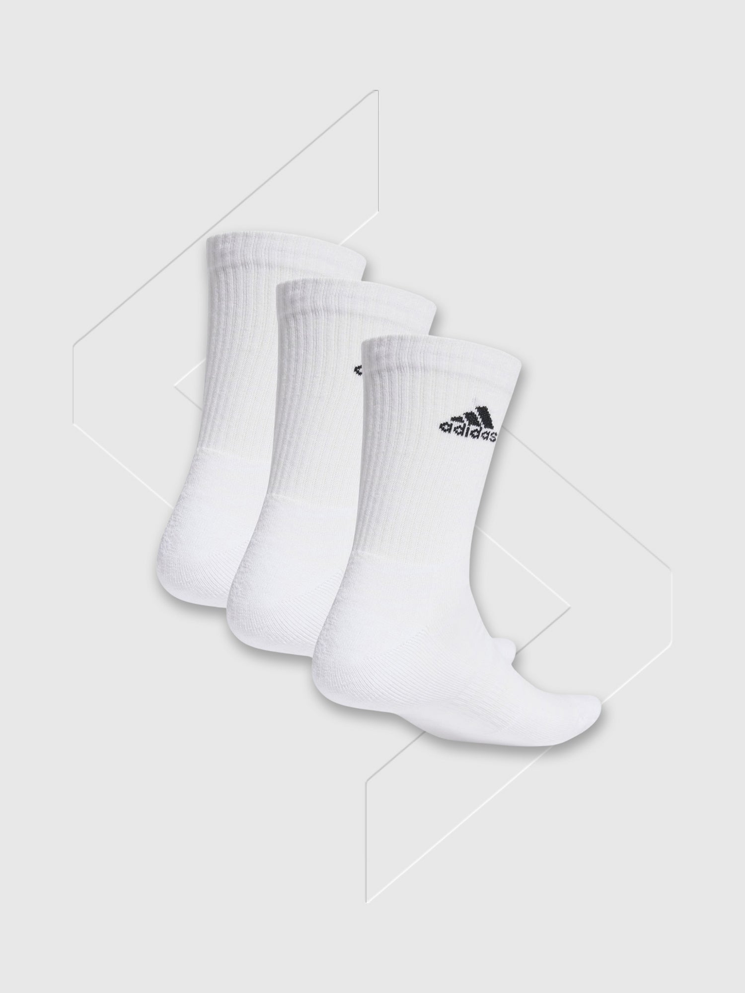 Adidas Cushioned Crew Socks Adult White from Saxumo.com